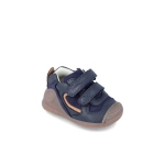 Botin Doble Tira Biomecanics Marino / Beige