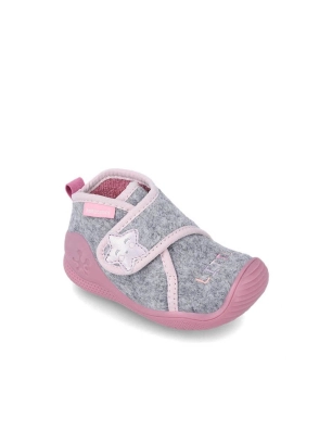 Zapatilla Biohome Velcro Biomecanics Rosa