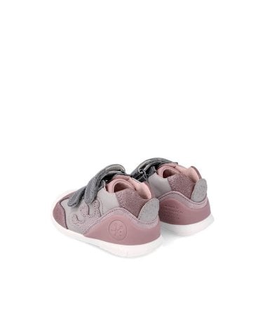 Botin Doble Tira Adherente Biomecanics Plateado