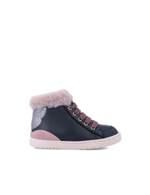 Botines Altos con Pelo Biomecanics Marino