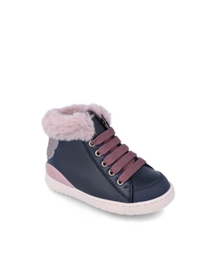 Botines Altos con Pelo Biomecanics Marino