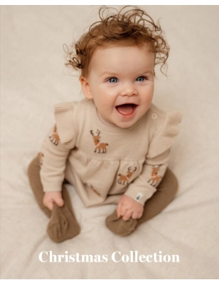 Vestido de Navidad con volantes de Little Dutch