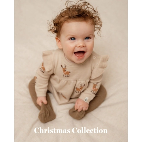 Vestido de Navidad con volantes de Little Dutch