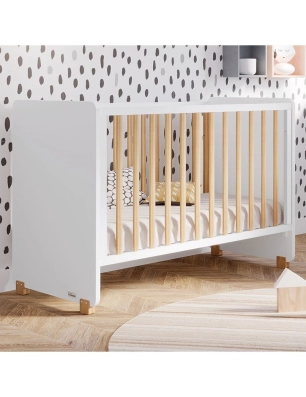 Cuna Colecho Nona de Trama Blanco / Natural