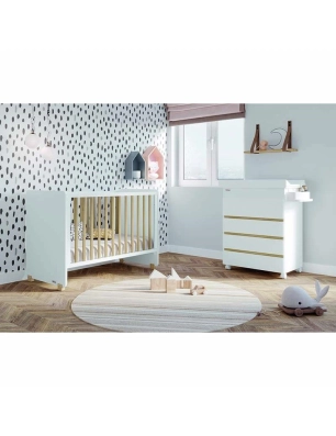 Cuna Colecho Nona de Trama Blanco / Natural