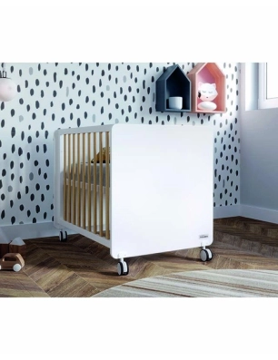 Cuna Colecho Nona de Trama Blanco / Natural