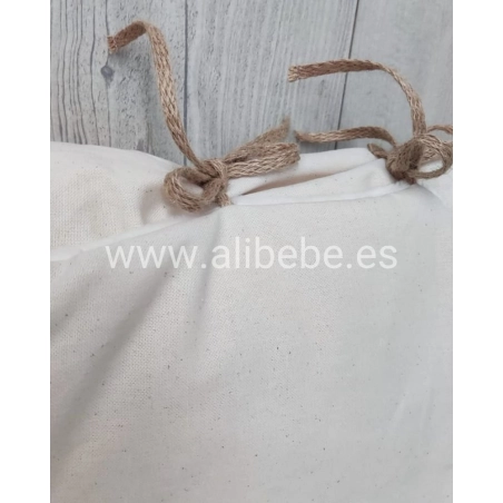 Saco Cuco con Capucha Interior Pelo Essenza de Giraffa Bianca e Blu