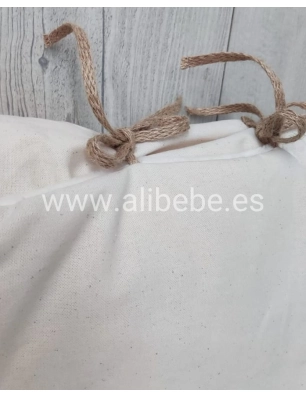 Saco Cuco con Capucha Interior Pelo Essenza de Giraffa Bianca e Blu