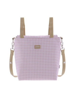 Bolsa Talega Vichy de Cambrass Rosa