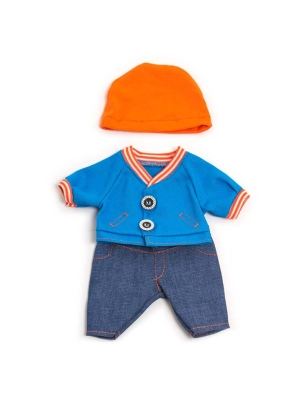 Conjunto Entretiempo Jeans Muñeco 21 cm Miniland Dolls