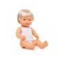 Muñeco Caucásico Rubio 38 cm Miniland Dolls