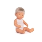 Muñeco Caucásico Rubio con Síndrome de Down 38 cm Miniland Dolls