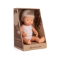 Muñeco Caucásico Rubio con Síndrome de Down 38 cm Miniland Dolls