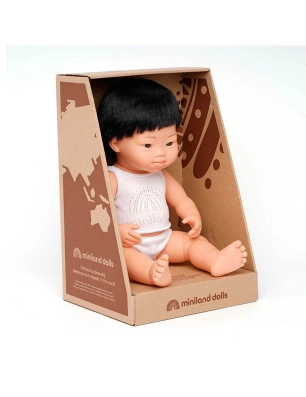 Muñeco Asiático con Síndrome de Down 38 cm Miniland Dolls