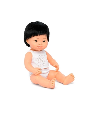 Muñeco Asiático con Síndrome de Down 38 cm Miniland Dolls