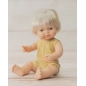 Muñeca Caucásica Implante Coclear con Pelele 38 cm Miniland Dolls