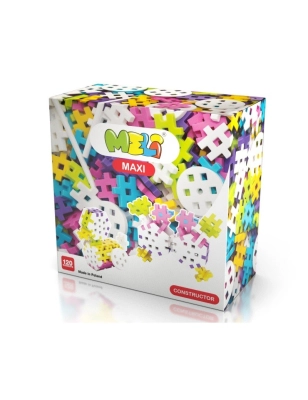 Constructor Meli Maxi 120 Piezas Pastel