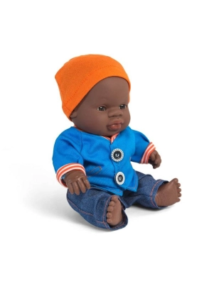 Conjunto Entretiempo Jeans Muñeco 21 cm Miniland Dolls