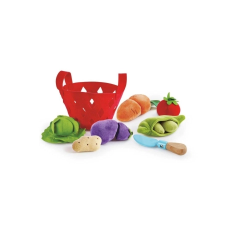Cesta de verduras de tela de Hape