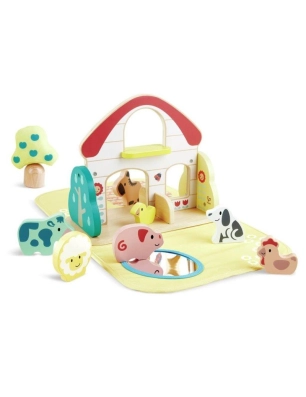 Granja de Animales de Madera Hape