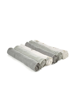 Pack 6 Muselinas Naturales Jané U78 Botanic