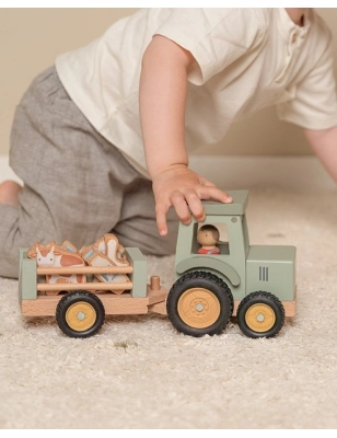 Tractor con Trailer Little Farm de Little Dutch