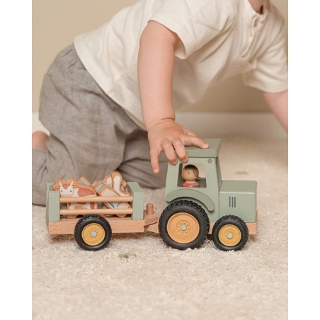 Tractor con Trailer Little Farm de Little Dutch