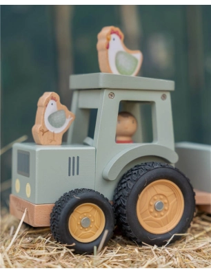 Tractor con Trailer Little Farm de Little Dutch