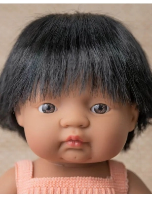 Muñeca Latinoamericana con Pelele 38 cm Miniland Dolls