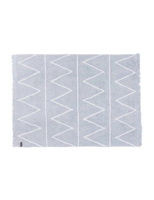 Alfombra Lavable Hippy de Lorena Canals Soft Blue