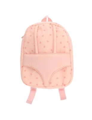 Mochila para Muñecas de Monnëka Strawberries Rosa
