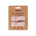 Pack de Dos Pinzas para Muselina de Tutete Rosa