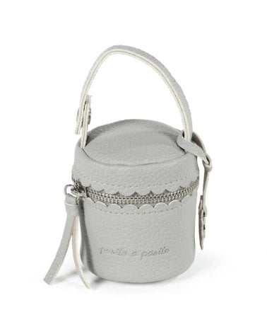 Funda chupete Biscuit de Pasito a Pasito gris