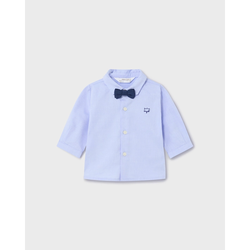 Camisa Manga Larga Y Pajarita De Mayoral