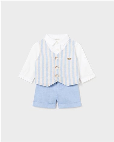 Conj. Pantalon Corto Chaleco De Mayoral