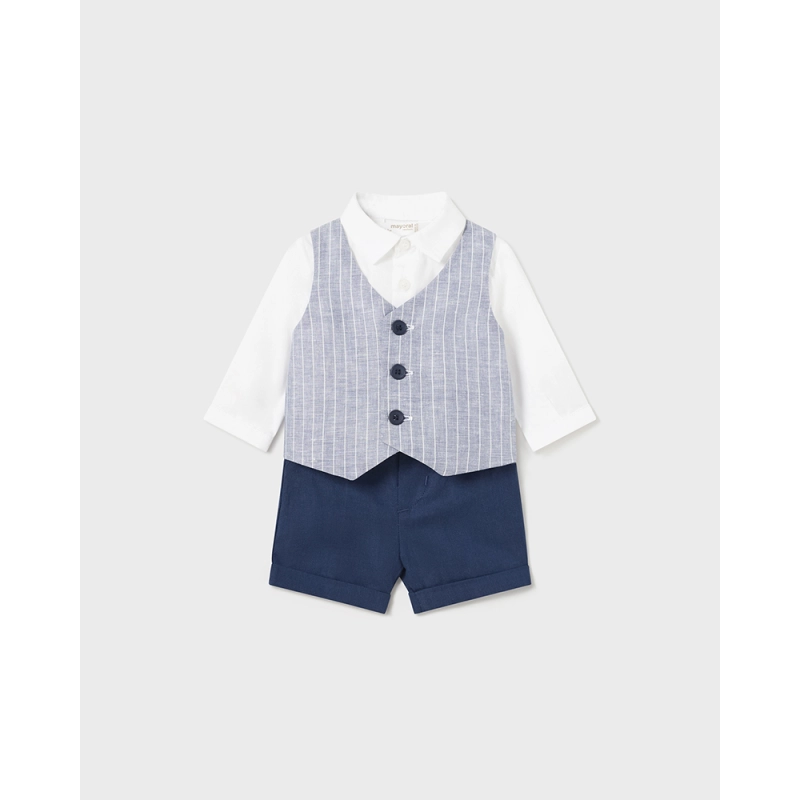 Conjunto Pantalon Corto Chaleco De Mayoral