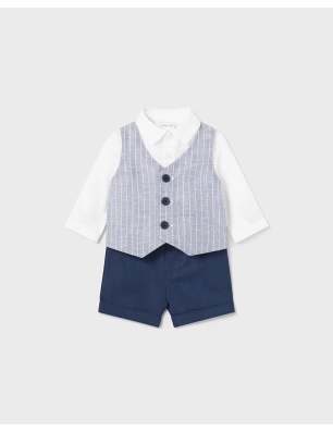 Conj. Pantalon Corto Chaleco De Mayoral