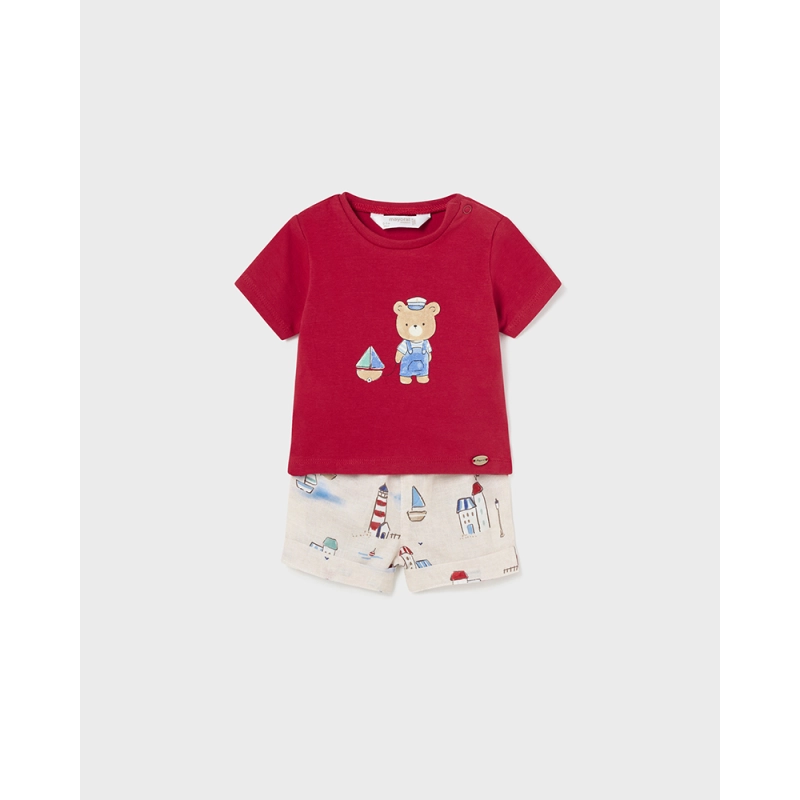 Conjunto Pantalon Corto Camiseta De Mayoral
