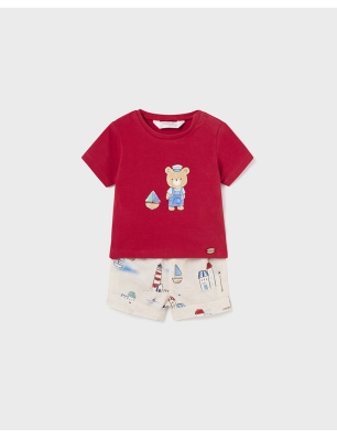 Conj. Pantalon Corto Camiseta De Mayoral