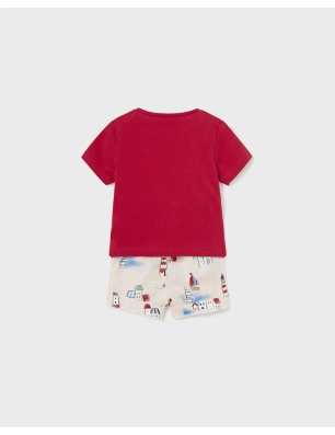 Conj. Pantalon Corto Camiseta De Mayoral