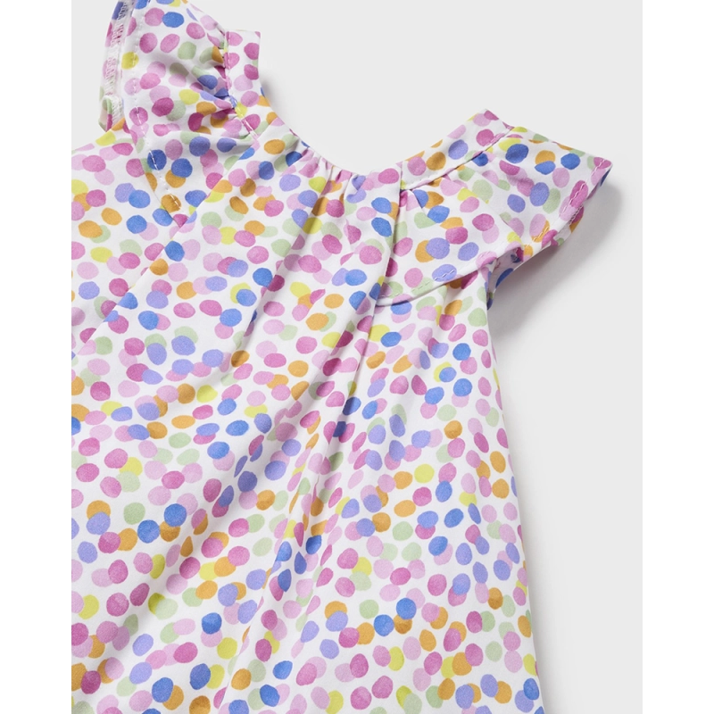 Vestido Estampado Saten De Mayoral