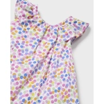 Vestido Estampado Saten De Mayoral