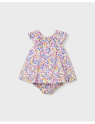 Vestido Estampado Saten De Mayoral
