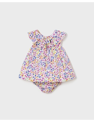 Vestido Estampado Saten De Mayoral