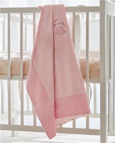 Manta Arrullo Motivo de Mayoral Rosa