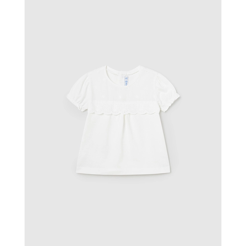 Camiseta Manga Corta Combinada De Mayoral