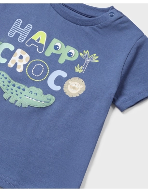 Camiseta M/C Aplique 'Croco' De Mayoral