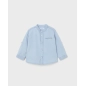 Camisa Manga Larga Denim Cuello Mao De Mayoral