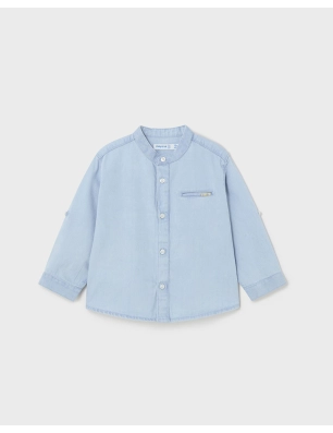 Camisa M/L Denim Cuello Mao De Mayoral