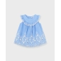Vestido Cenefa Bordada De Mayoral